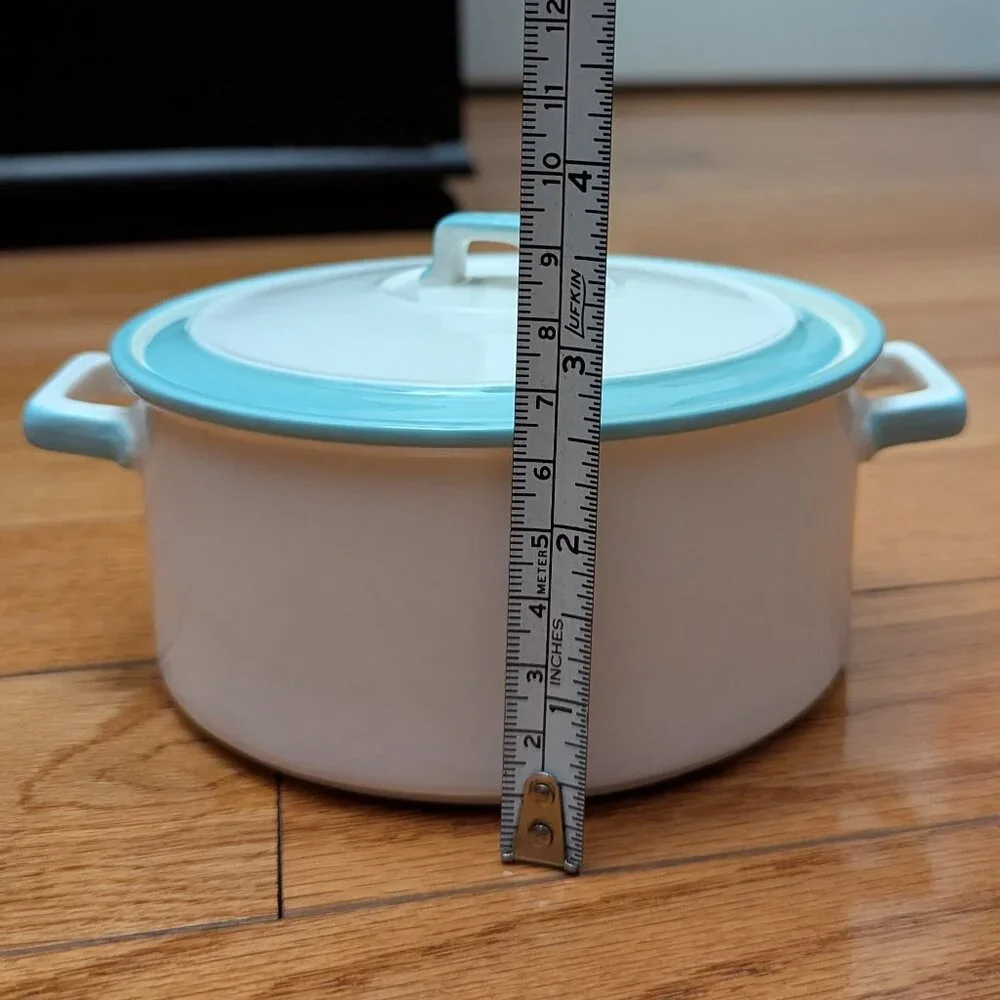 Porcelain Casserole With Lid by Grace 5